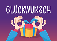 Herzlicher Glückwunsch