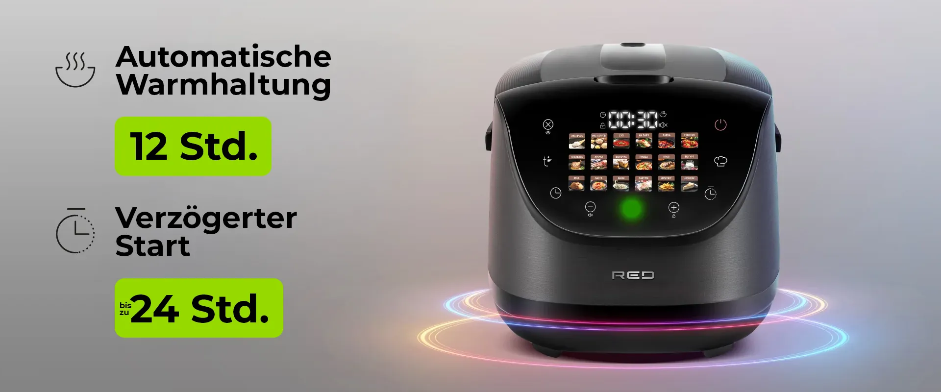 Multikocher RED COLORSENSE - MC200 DE, (deutsch) 5 L Multikocher RED COLORSENSE - MC200 DE, (deutsch) 5 L