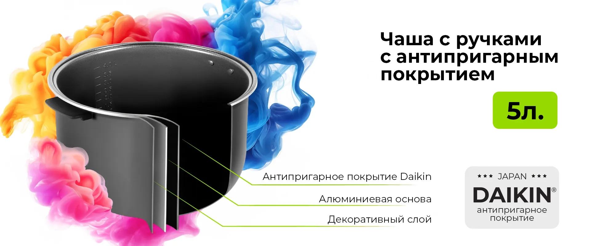 Мультиварка RED COLORSENSE - MC200 DE, 5 л Мультиварка RED COLORSENSE - MC200 DE, 5 л